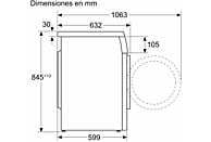 Lavadora Bosch de 8 kg, 1400 rpm, Clase A, Fabricada en España - Electrodomésticos Idea SL