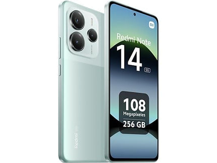 Xiaomi Redmi Note 14 5G, 256 GB, 8 GB RAM, Verde Coral - Electrodomésticos Idea SL