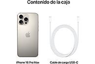 iPhone 16 Pro Max de Apple (2024), 256 GB, 5G, Titanio Natural - Electrodomésticos Idea SL