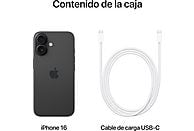 iPhone 16 de Apple (2024), 128 GB, 5G, Negro - Electrodomésticos Idea SL
