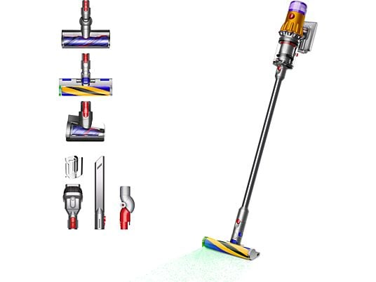 Aspiradora sin cable Dyson V12 Detect Slim Absolute, 150 AW, 2.2 kg, Plata - Electrodomésticos Idea SL