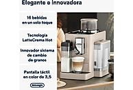 Cafetera Automática De'Longhi Rivelia (EXAM440.55.BG), 19 Bares, Beige - Electrodomésticos Idea SL