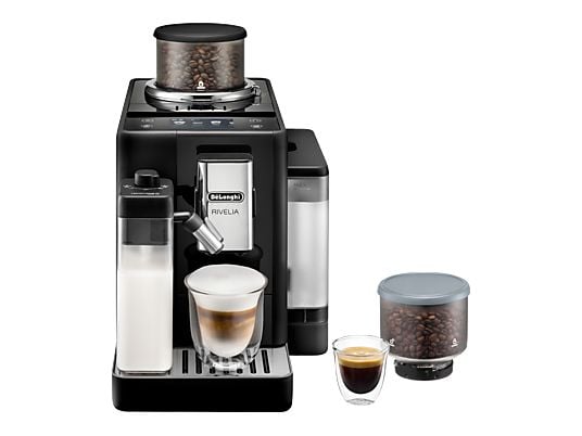 Cafetera Automática De'Longhi Rivelia, con Sistema Bean Switch, Gris - Electrodomésticos Idea SL