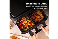 Freidora de aire Cecotec Cecofry Dual 9000, 9 L, con cesta divisible, Inox - Electrodomésticos Idea SL