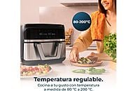 Freidora de aire Cecotec Cecofry Dual 9000, 9 L, con cesta divisible, Inox - Electrodomésticos Idea SL