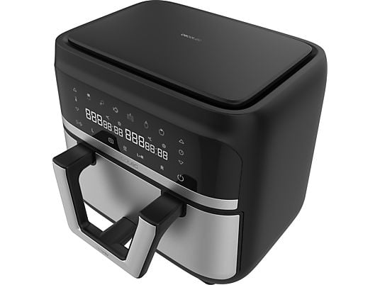 Freidora de aire Cecotec Cecofry Dual 9000, 9 L, con cesta divisible, Inox - Electrodomésticos Idea SL