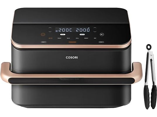 Freidora de aire Cosori Dual Blaze Twinfry™ Chef Edition, Cesta convertible de 10 L, Negro - Electrodomésticos Idea SL