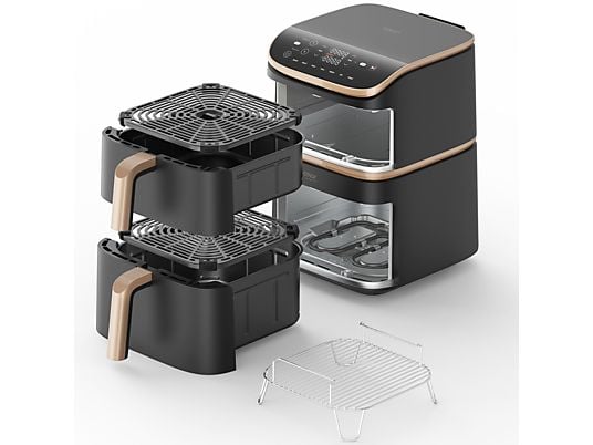 Freidora de aire inteligente Cosori Turbo Tower Pro (Chef Edition), 10.8 L, Negro - Electrodomésticos Idea SL