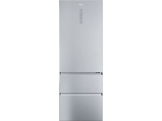 Frigorífico Combi Haier 3D 70 Series 5, 483 L, 70 cm de ancho, Plata - Electrodomésticos Idea SL