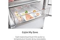 Frigorífico Combi Haier 3D 70 Series 5, 483 L, 70 cm de ancho, Plata - Electrodomésticos Idea SL