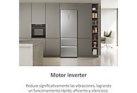 Frigorífico Combi Haier 3D 70 Series 5, 483 L, 70 cm de ancho, Plata - Electrodomésticos Idea SL