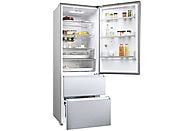 Frigorífico Combi Haier 3D 70 Series 5, 483 L, 70 cm de ancho, Plata - Electrodomésticos Idea SL