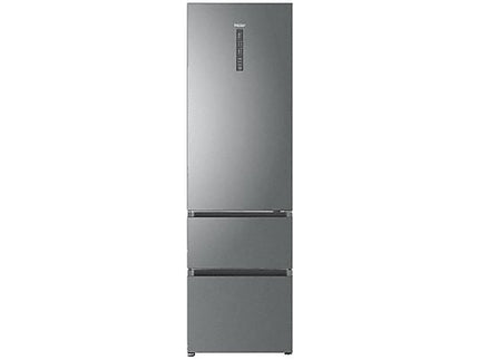 Frigorífico Combi Haier Serie 3D A3FE737CGJ, 371 litros, Inox - Electrodomésticos Idea SL