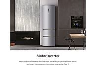 Frigorífico Combi Haier Serie 3D A3FE737CGJ, 371 litros, Inox - Electrodomésticos Idea SL