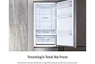 Frigorífico Combi Haier Serie 3D A3FE737CGJ, 371 litros, Inox - Electrodomésticos Idea SL