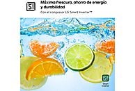 Frigorífico Combi LG GBV3100CPY, 344 litros, Clase C, Inox Antihuellas - Electrodomésticos Idea SL
