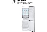 Frigorífico Combi LG GBV3100CPY, 344 litros, Clase C, Inox Antihuellas - Electrodomésticos Idea SL