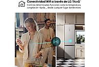 Frigorífico Combi LG GBV5250CPY, 387 litros, Clase C, Inox Antihuellas - Electrodomésticos Idea SL