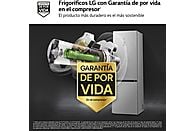 Frigorífico Combi LG GBV5250CPY, 387 litros, Clase C, Inox Antihuellas - Electrodomésticos Idea SL