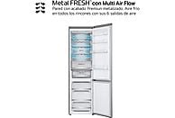 Frigorífico Combi LG GBV5250CPY, 387 litros, Clase C, Inox Antihuellas - Electrodomésticos Idea SL