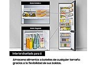 Frigorífico Combi Samsung Bespoke RB38C7B6AS9/EF, 387 L, Clase A, Inox - Electrodomésticos Idea SL