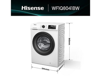 Lavadora Hisense WF1Q8041BW, 8 kg, 1400 rpm, Clase A, Blanco - Electrodomésticos Idea SL