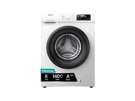 Lavadora Hisense WF1Q8041BW, 8 kg, 1400 rpm, Clase A, Blanco - Electrodomésticos Idea SL