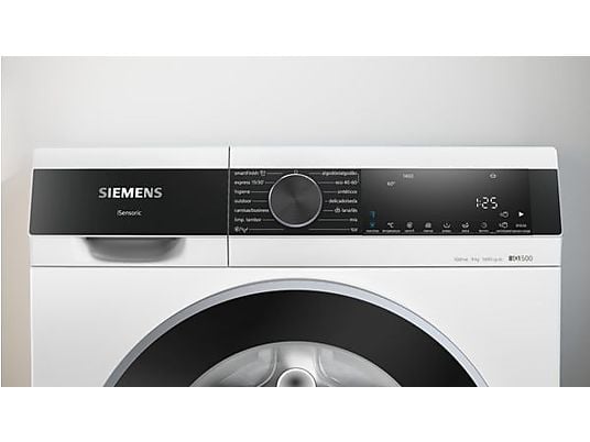 Lavadora Siemens iQ500 WG44G2ZAES, 9 kg, 1400 rpm, Clase A, Blanco - Electrodomésticos Idea SL