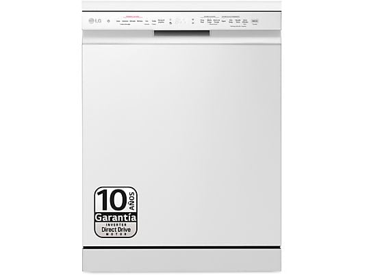 Lavavajillas LG DF243FWS de 60 cm, 14 servicios, Clase D, Blanco - Electrodomésticos Idea SL
