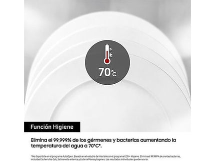 Lavavajillas Samsung DW60A6092FS/ET, 14 servicios, Clase D, Inox - Electrodomésticos Idea SL