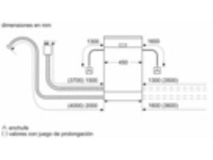 Lavavajillas compacto Balay 3VN4030BA, 45 cm, 10 servicios, Blanco - Electrodomésticos Idea SL