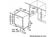 Lavavajillas integrable Balay 3VF5012NP, 12 servicios, Conectividad Wi-Fi - Electrodomésticos Idea SL