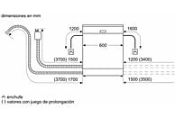 Lavavajillas integrable Balay 3VF5012NP, 12 servicios, Conectividad Wi-Fi - Electrodomésticos Idea SL