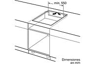 Placa de Inducción Balay 3EB967FRE, 3 Zonas con zona de 32 cm, Negra - Electrodomésticos Idea SL