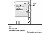 Placa de Inducción Balay 3EB967FRE, 3 Zonas con zona de 32 cm, Negra - Electrodomésticos Idea SL