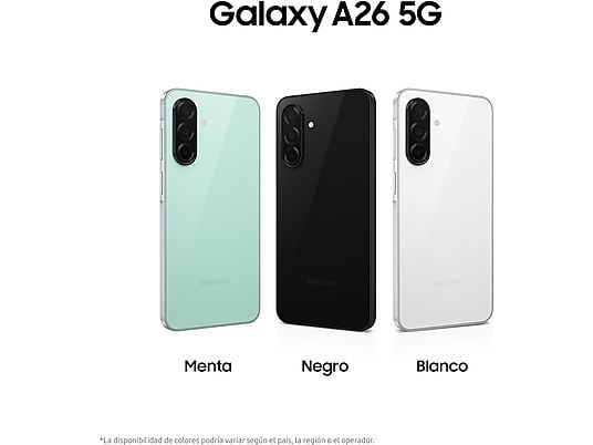Samsung Galaxy A26 5G, 256 GB, Negro - Electrodomésticos Idea SL