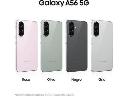 Samsung Galaxy A56 5G | 6.7" Super AMOLED | Cámara 50MP OIS | Batería 5000 mAh | Carga 45W - Electrodomésticos Idea SL