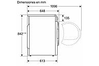 Secadora con bomba de calor Bosch Serie 4 WTR83200ES, 8 kg, Blanca - Electrodomésticos Idea SL