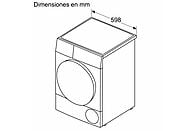 Secadora con bomba de calor Bosch Serie 4 WTR83200ES, 8 kg, Blanca - Electrodomésticos Idea SL