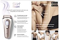 Sistema de depilación IPL inteligente Braun Skin i·expert (PL7147) - Electrodomésticos Idea SL