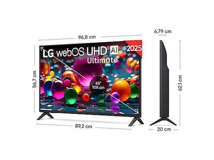 Televisor 4K LG de 43 pulgadas, Modelo 43UA75006LA (2025) - Electrodomésticos Idea SL