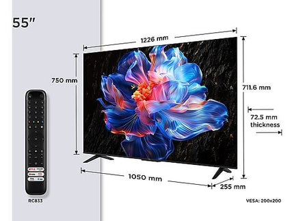Televisor TCL 55P6K, 55 pulgadas, 4K con Google TV - Electrodomésticos Idea SL