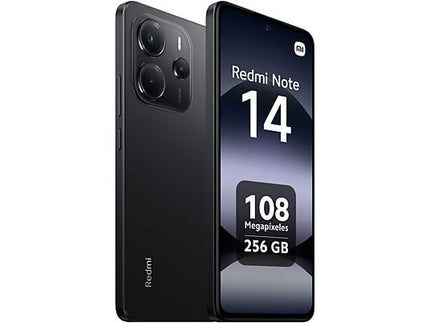 Xiaomi Redmi Note 14, 256 GB, 8 GB RAM, Negro Medianoche - Electrodomésticos Idea SL