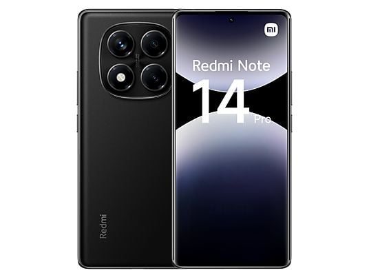 Xiaomi Redmi Note 14 Pro, 256 GB, 8 GB RAM, Negro Medianoche - Electrodomésticos Idea SL
