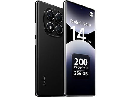 Xiaomi Redmi Note 14 Pro, 256 GB, 8 GB RAM, Negro Medianoche - Electrodomésticos Idea SL