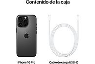 iPhone 16 Pro, 128 GB, 6.3", Titanio Negro - Electrodomésticos Idea SL
