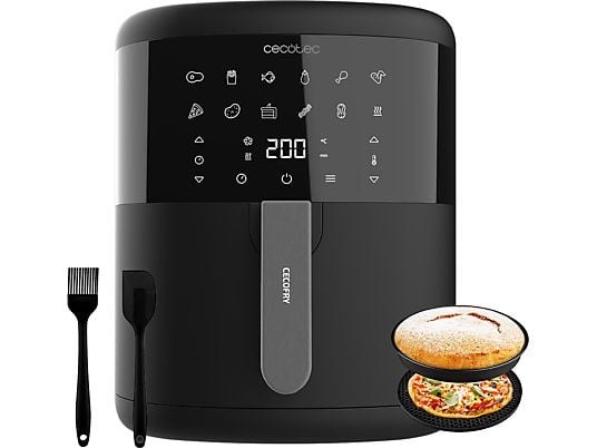 Freidora de aire Cecotec Cecofry Bombastik 6000 Full, 6 L, 1700W, Negro - Electrodomésticos Idea SL