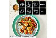 Freidora de aire y grill Moulinex Dual Easy Fry & Grill EZ905D, 8.3 L, Inox - Electrodomésticos Idea SL