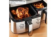 Freidora de aire y grill Moulinex Dual Easy Fry & Grill EZ905D, 8.3 L, Inox - Electrodomésticos Idea SL